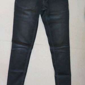 Women's Low Waist Skinny Black Jeans