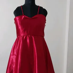 Hot Red Party Dress Size 28 To 39