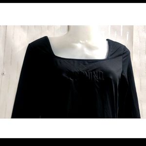 Black Fitted Top From Womens. Length/22