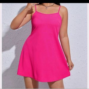 Hot Pink Mini Dress