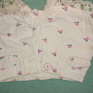 Baby Girl Denim Shorts/ Trouser