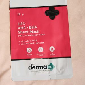 Derma Co Aha Bha Sheet Mask