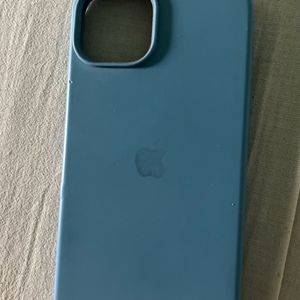 Iphone 13 Blue Silocon Cover 💙