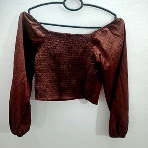 Brown Stylish Top