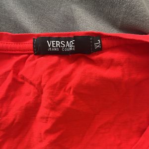 Versace Top Red And Black