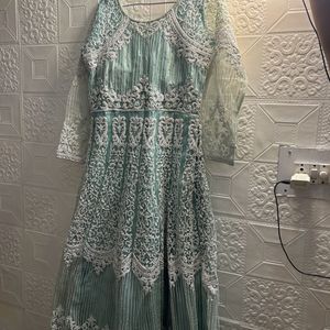 Full Embroidery Gown Dress New