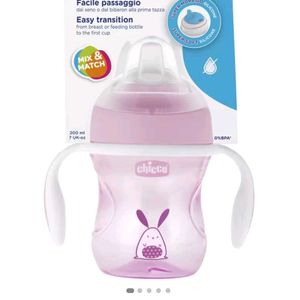 Chicco Pink Transition Cup/Bottle