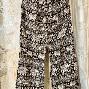 Trendy Printed Brand New Brown Palazzo Pant