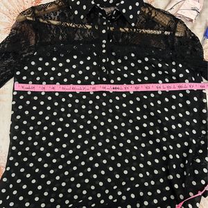 Polka Dot Stylish Top For Women