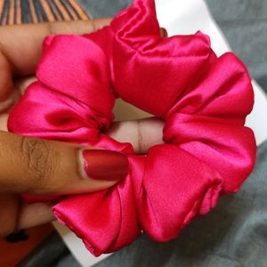 Scrunchie with Bow Hair Clip