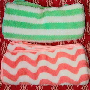 🆕Microfiber Super Soft 🩷Pink & Green💚Bath towel