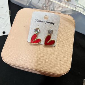 Pack Of 4 Heart Earrings