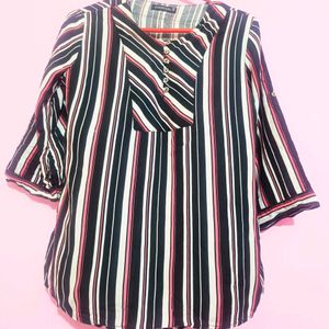 Striped Top For Women