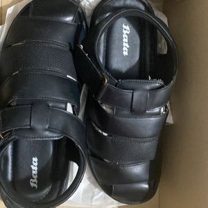 Bata Black Slippers