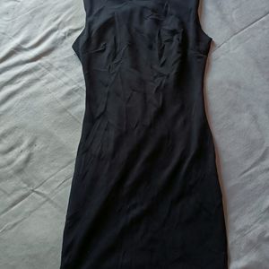 Black Backless Bodycon Dress