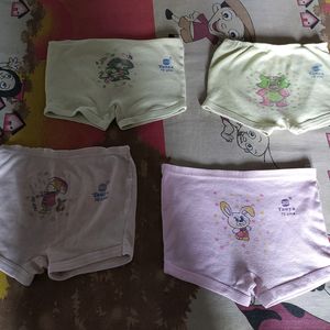 Baby Girl/Boy Cartoon Printed Briefs