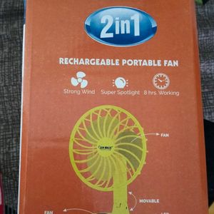 Rechargeable Portable Fan New