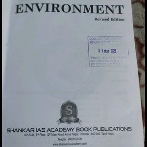 Shankar IAS Environment  UPSC