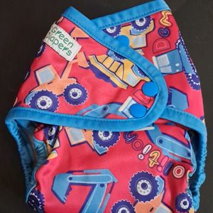 Green Diapers Cloth Diaper