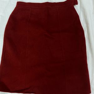 Cherry Red Skirt