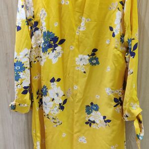 Yellow Floral Dress