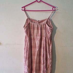 Roadster Beige And Pink Dress