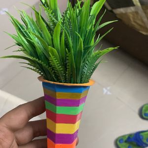 Handmade Pot And Plant