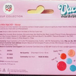 Myglamm Popxo Mini Nail Paint Kut Combo