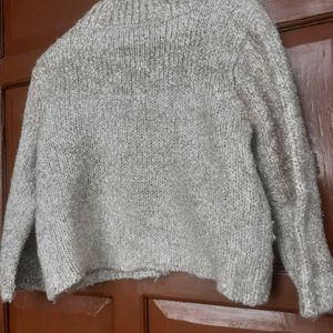 Woolen Crop Sweater