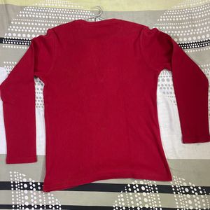 Long Sleeve Red Tshirt