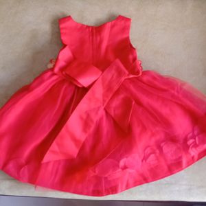 Baby Party Red Frock