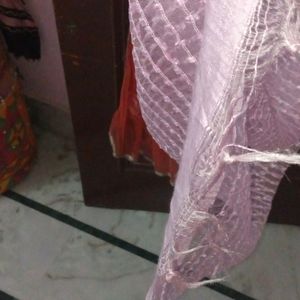 Net Dupatta - 2 Different Colours