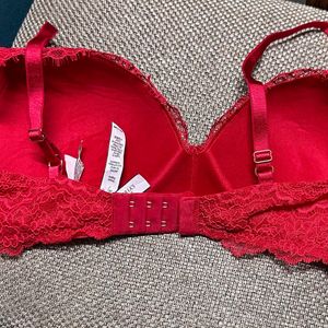 Victoria Secret Red Lace Bra