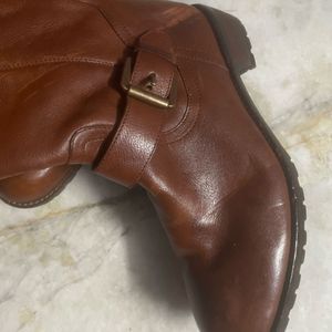 Camila Brown Biker Boots For Women 👢