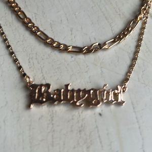 Y2K Double Layered Babygirl Chain