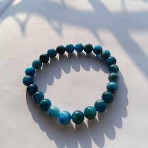 Blue Apatite Crystal Bracelet