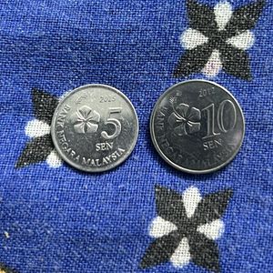 5 Sen, 10 Sen Malaysia Coin