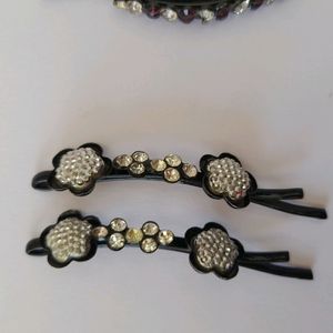 Combo Of 4 Pair Hair Clips