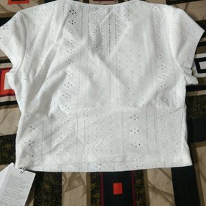 URBANIC Cutwork Embroidery Top