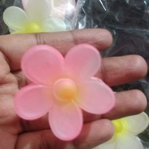 3 Flower Clips