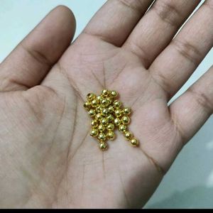 3 Mm Gold Beads