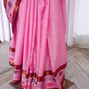 Authentic Chettinad Saree With Copper Zari