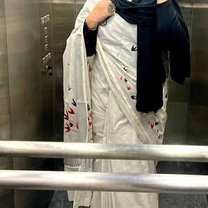 Kerala Silver Tissue Saree