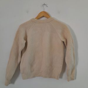 Cream Casual Sweater (Women's)