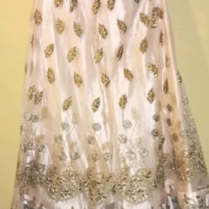 Embroidered Stitched Lehenga Choli (Pitch)