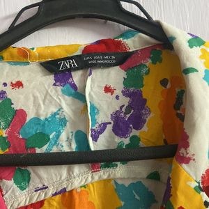 Cotton Zara printer Shirt … Small size