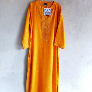 Yellow Kurti For Women