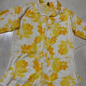 Mango Yellow Shirt For Sale🌟