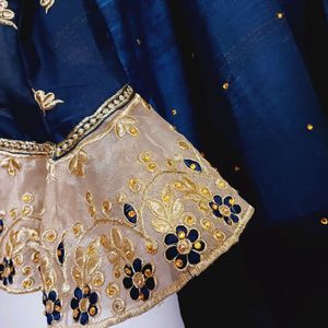 Partywear Suit With Embellished Kurta And Dupatta