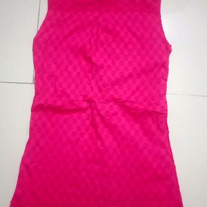 DJ & C Hot Pink Sleeveless Tunic Top